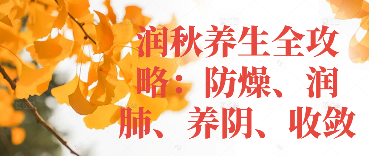 润秋养生全攻略：防燥、润肺、养阴、收敛