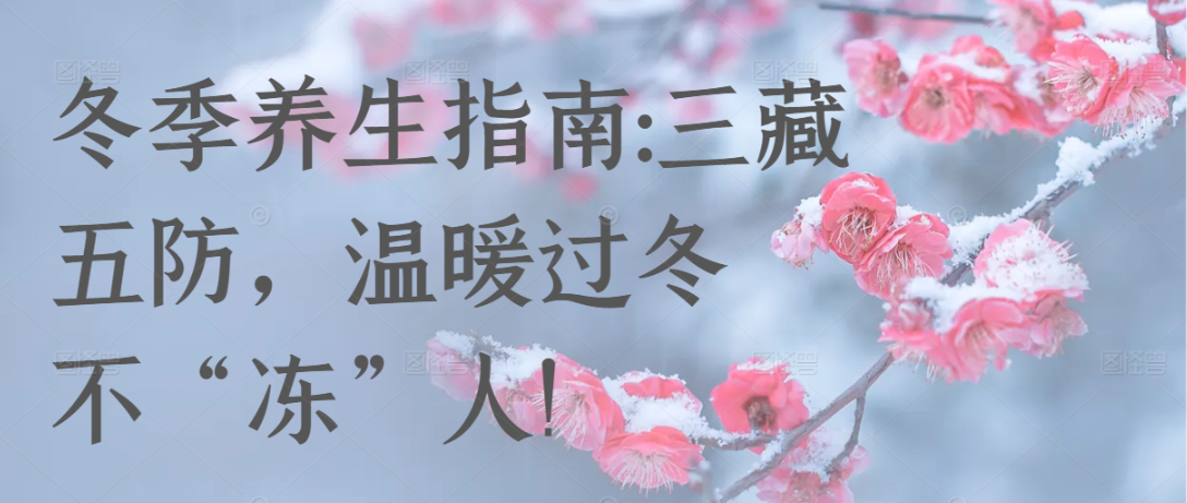 冬季养生指南:三藏五防，温暖过冬不“冻”人!